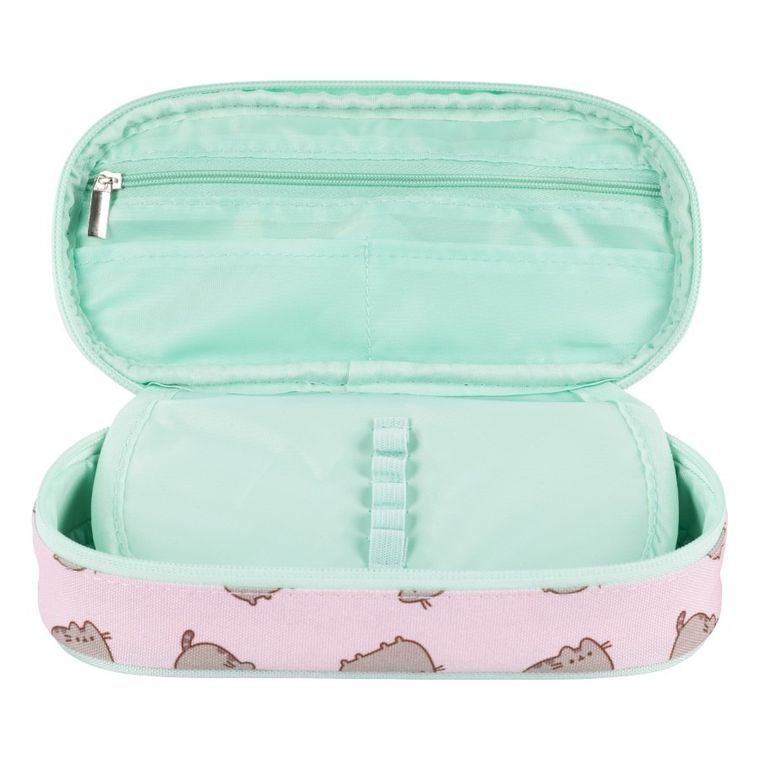 St.Majewski, Pusheen, piórnik owalny, Pink