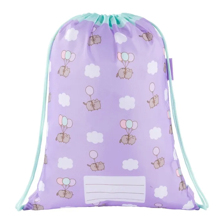 St.Majewski, Pusheen, worek sportowy, Violet