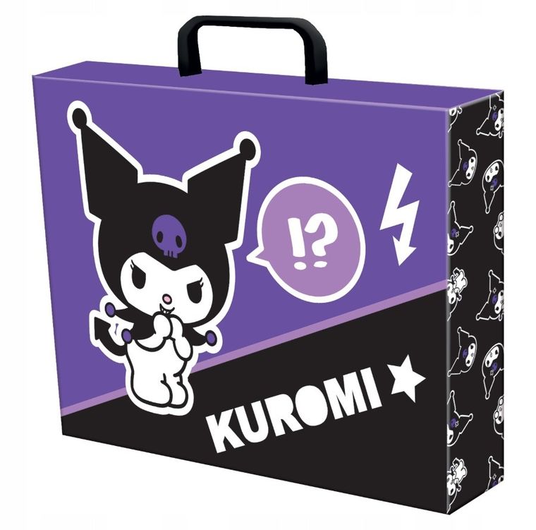 St.Majewski, teczka z rączką A4, Kuromi Black