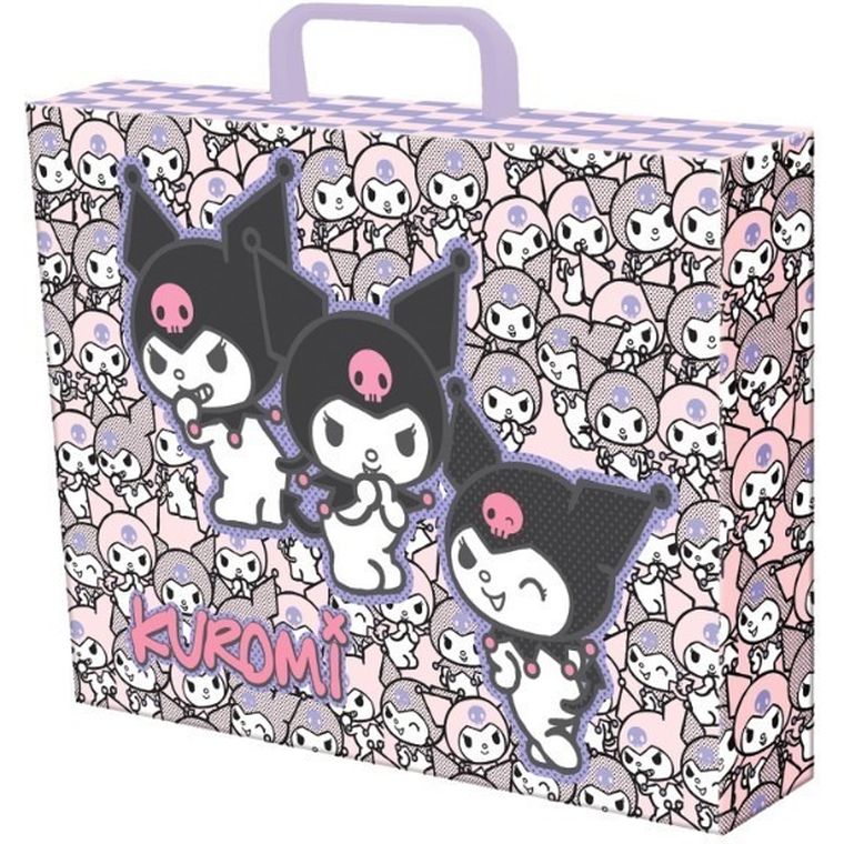 St.Majewski, teczka z rączką A4, Kuromi Pink