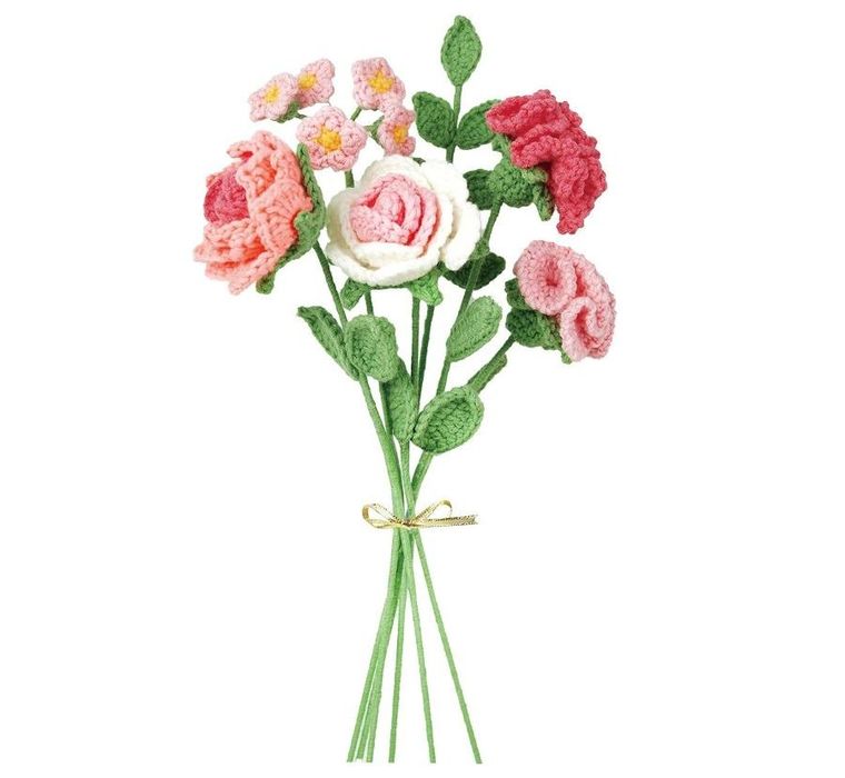 Stnux, Crochet Studio, zestaw do szydełkowania, bukiet