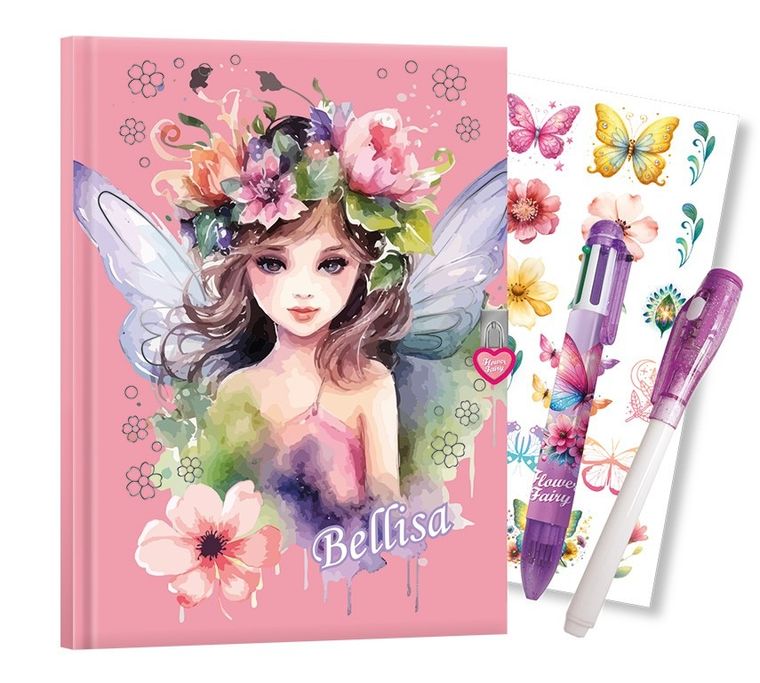 Stnux, Flower Fairy, pamiętnik na kłódkę, Bellisa