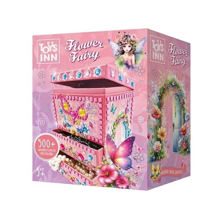 Stnux, Flower Fairy, szkatułka do dekorowani, mozaika, Bellisa