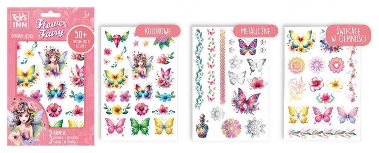 Stnux, Flower Fairy, tatuaże, Bellisa