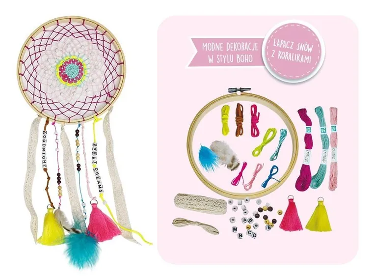 Stnux, Łapacz snów z literkami, zestaw kreatywny