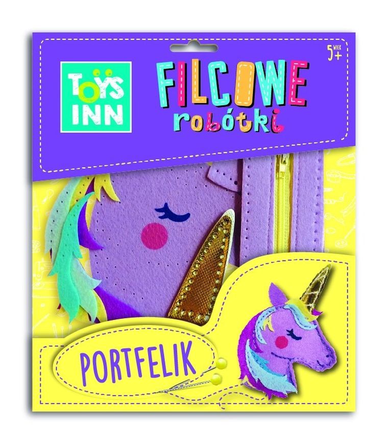 Stnux, portfelik, jednorożec, zestaw do szycia