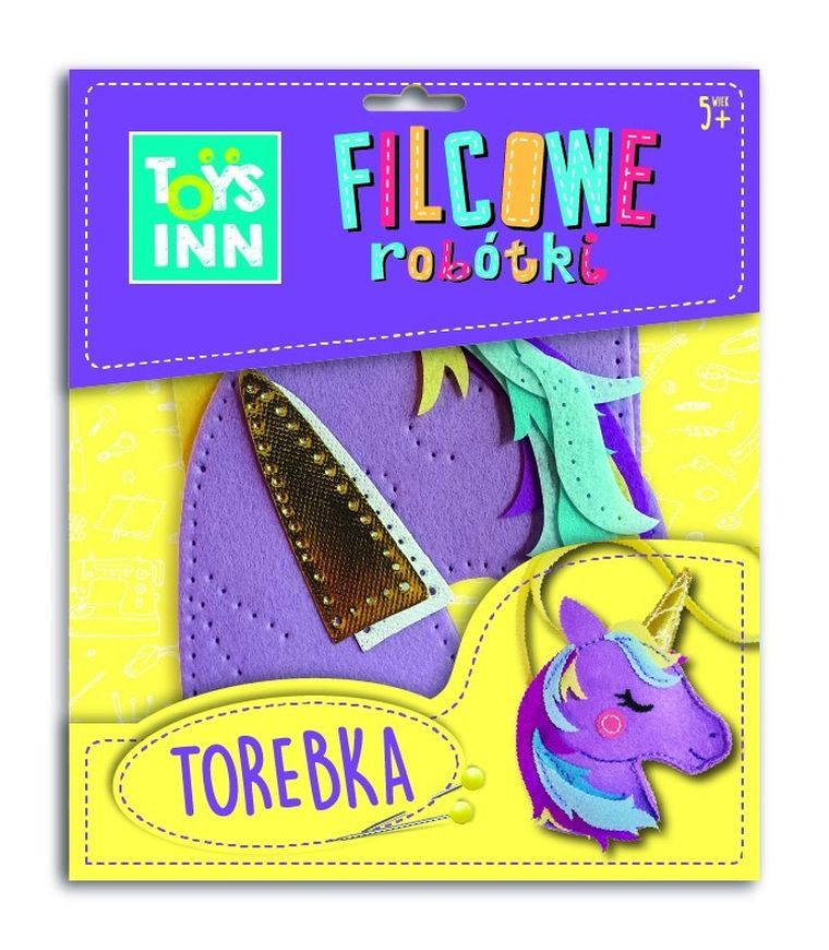 Stnux, torebka, jednorożec, fiolet