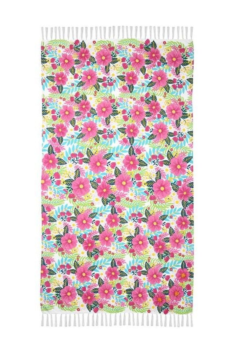 Stof, Dolcevita, koc plażowy w kwiaty, 90-180 cm