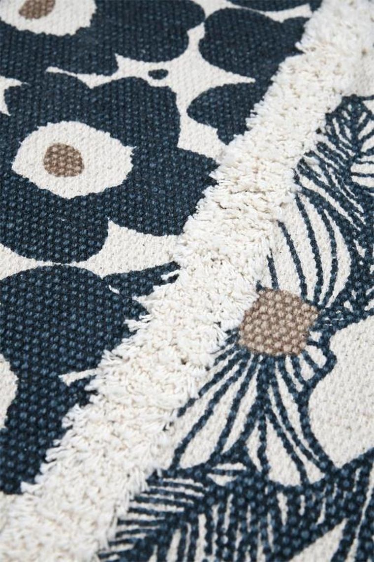 Stof, dywanik bawełniany w kwiaty, Eugenie, 60-90 cm