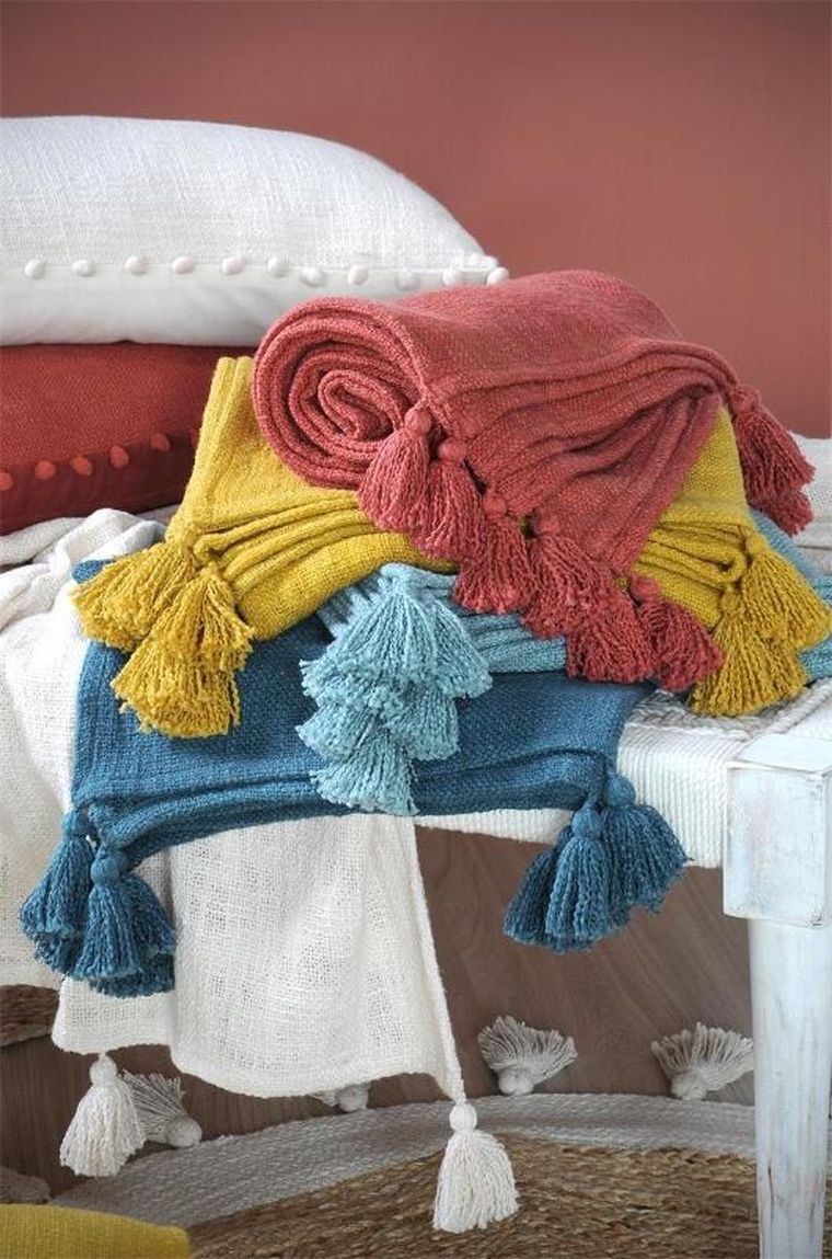 Stof, koc bawełniany, Sanchez, z chwostami, 125-150 cm