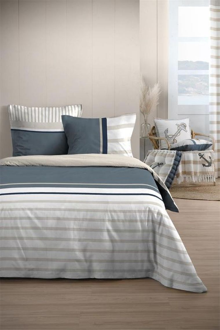 Stof, komplet pościeli bawełnianej, Nutica, 240-220 cm