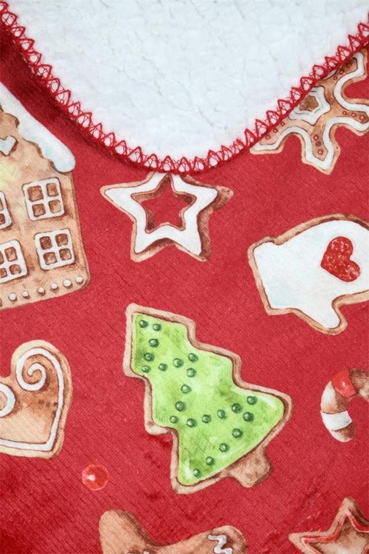 Stof, Noel, koc świąteczny z barankiem, 130-160 cm