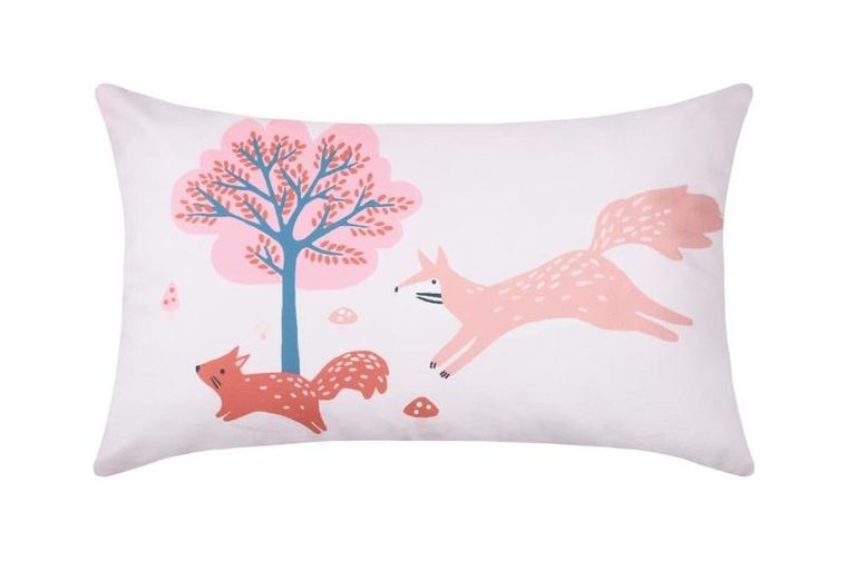 Stof, poduszka dla dziecka, Cyrielle, różowa, 30-50 cm