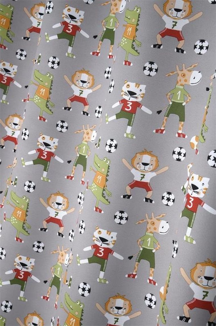 Stof, zasłona na przelotkach, Maracana, piłka nożna, 140-260 cm