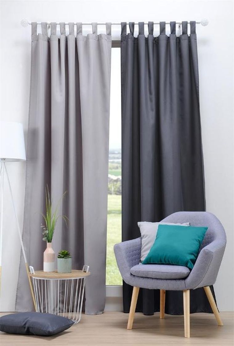 Stof, zasłona na szelkach, Nelson, 135-260 cm