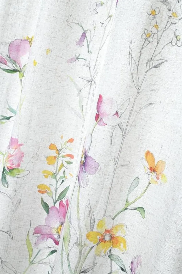 Stof, zasłona okienna z efektem lnu, Rita, 135-260 cm