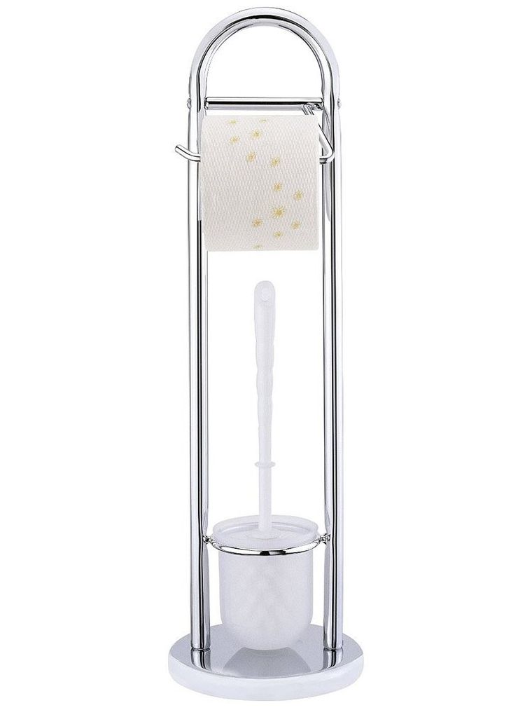 Stojak łazienkowy, Siena chrome, 2w1