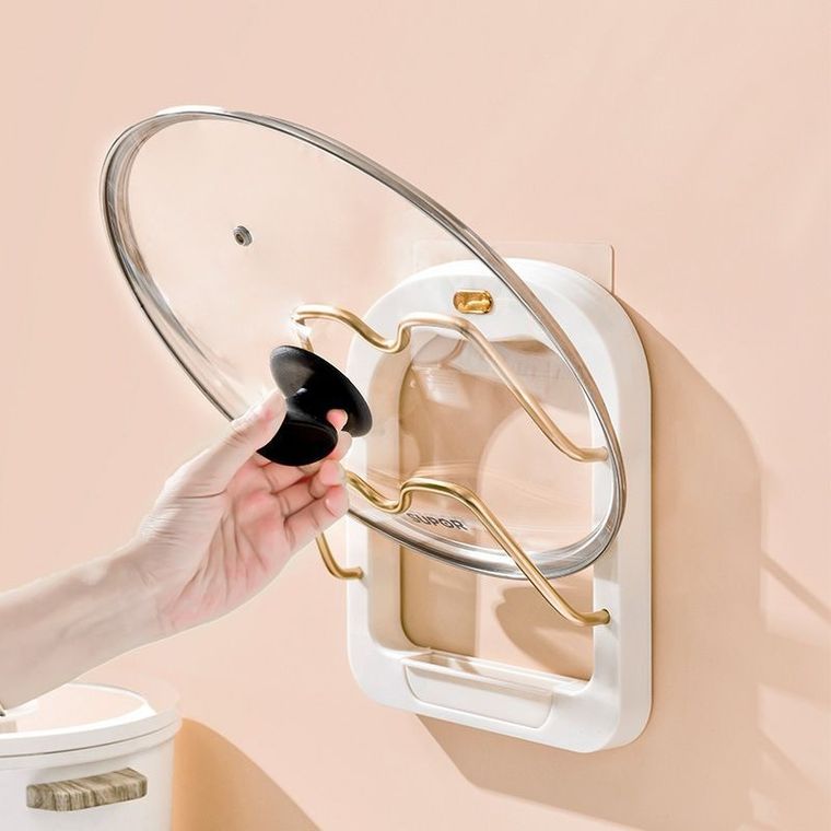 Stojak na pokrywki, biały