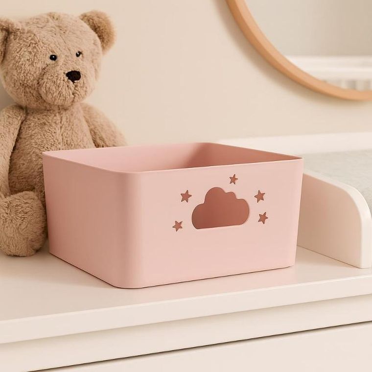 Storage Solutions, Nebula, koszyk do przechowywania z uchwytami, 11 cm