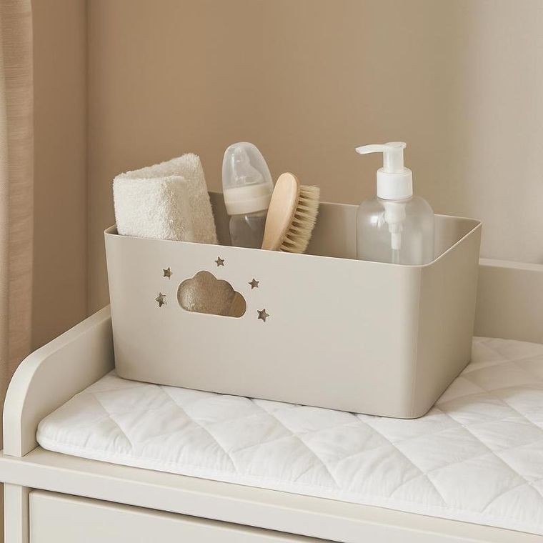 Storage Solutions, Nebula, koszyk do przechowywania z uchwytami, 11 cm