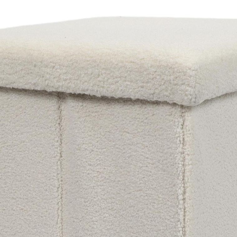 Storage Solutions, pufa ze schowkiem, Boucle Bini, 38-38-38 cm