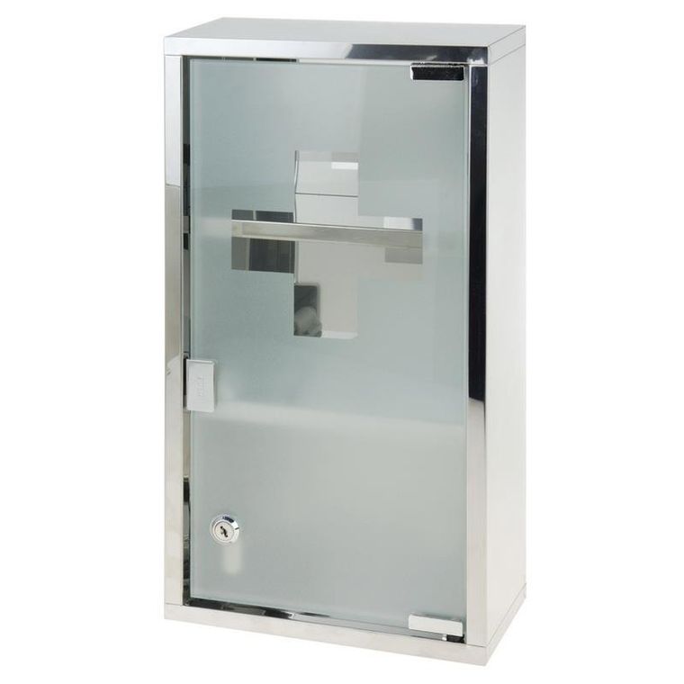 Storage Solutions, stalowa apteczka, wisząca