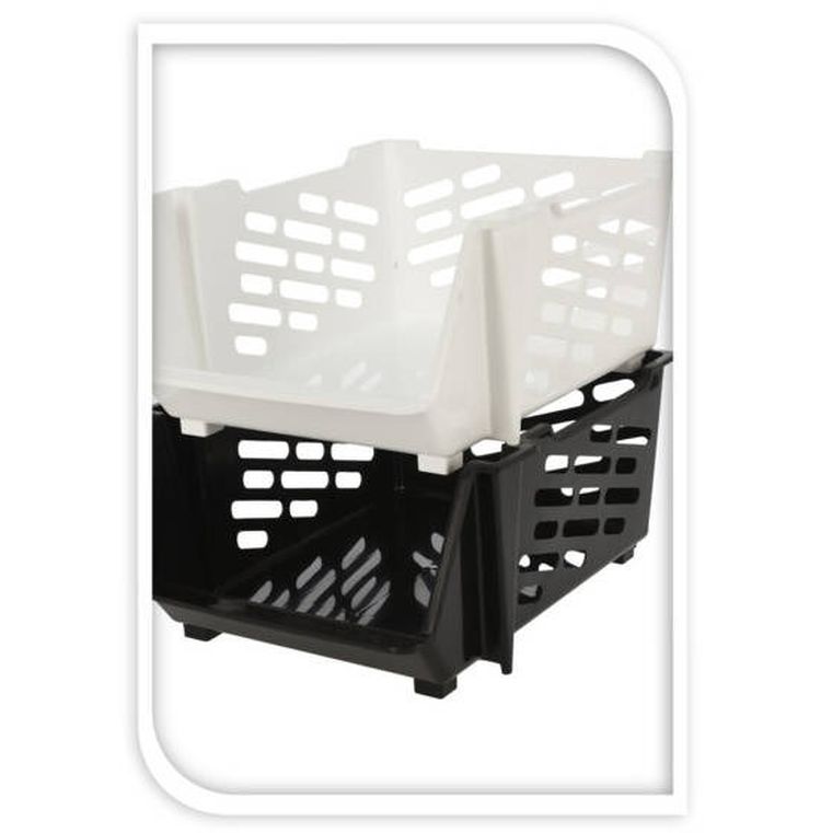 Storagesolutions, koszyk plastikowy do przechowywania, 44-33,5-20 cm