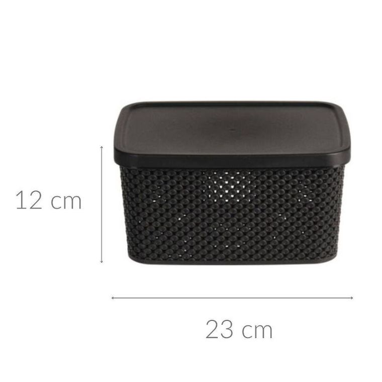 Storagesolutions, pojemnik plastikowy z pokrywą zamykany, 3.5l