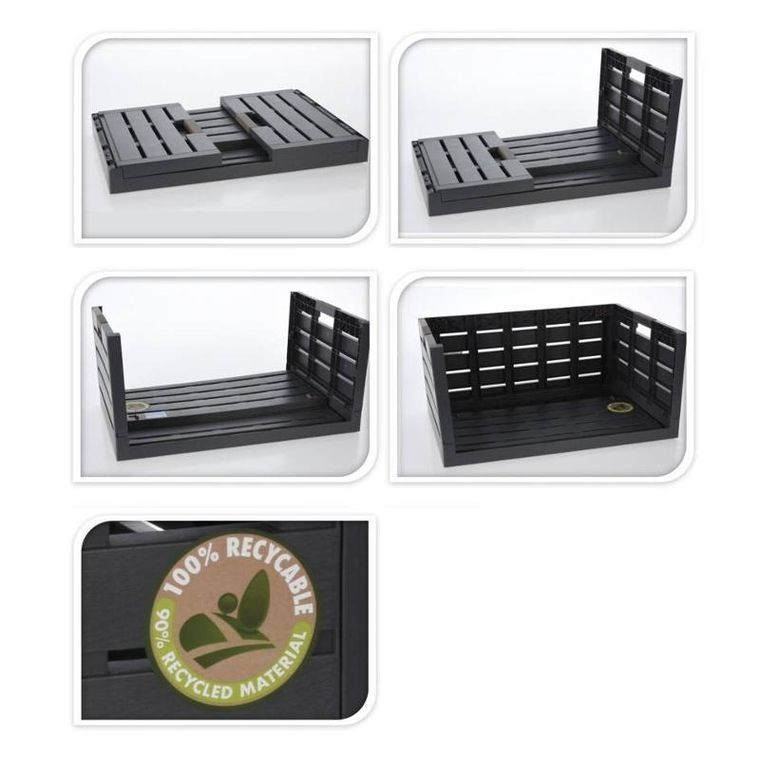 StorageSolutions, skrzynia do bagażnika, składana, 60 l, 59-38-27,5 cm