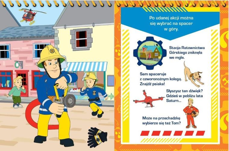 Strażak Sam. Wodne kolorowanie. Pilne wezwanie