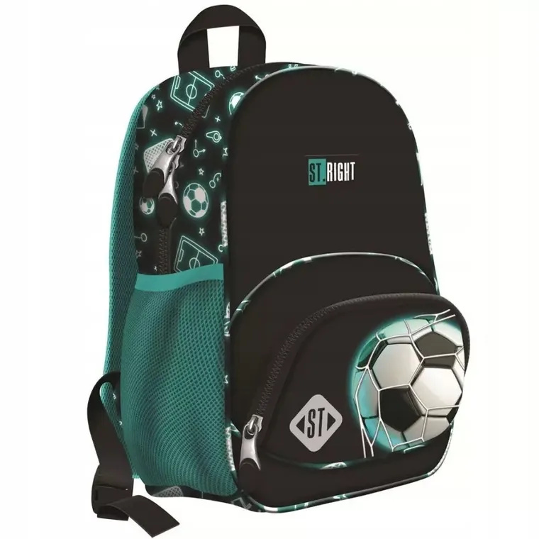 St.Right, plecak dla przedszkolaka, Neon Football