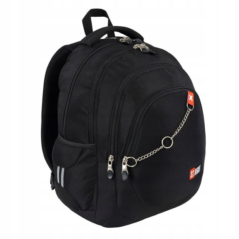 St.Right, plecak szkolny, 4-komorowy, X White