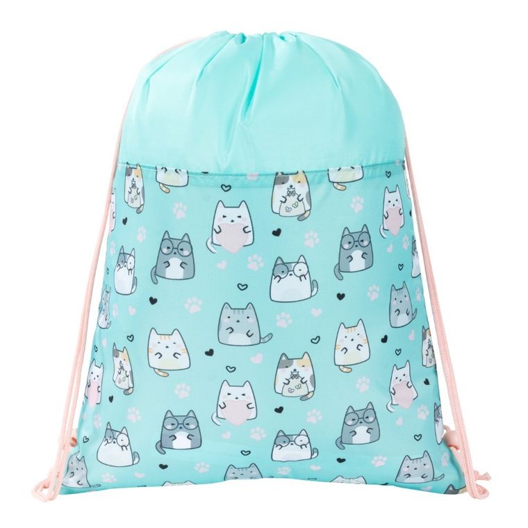 St.Right, worek sportowy, Kawaii Cat