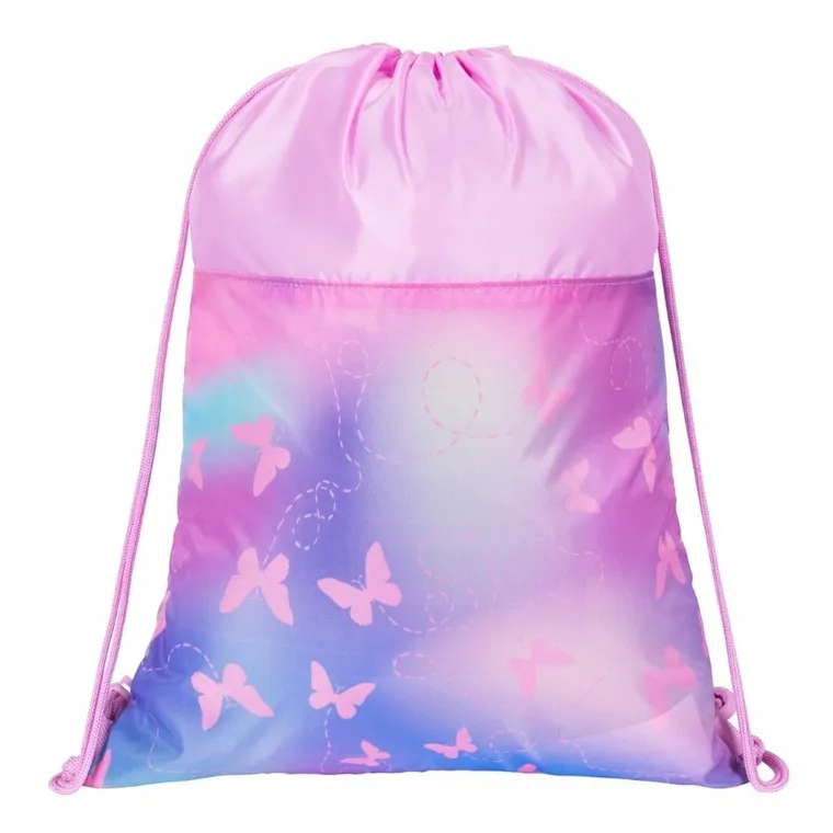 St.Right, worek sportowy, Pink Butterflies