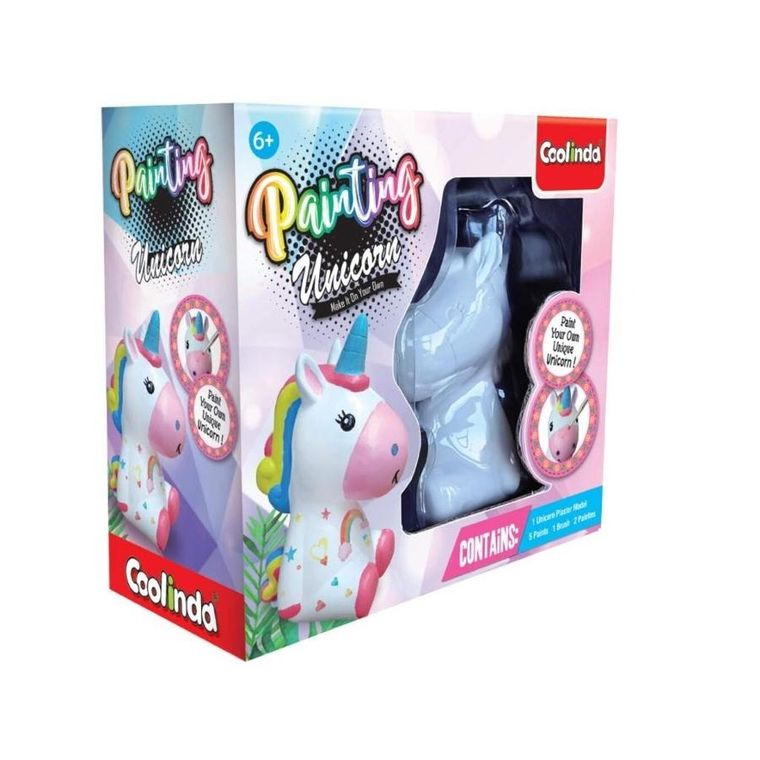 Strigo, pokoloruj swoją figurkę, jednorożec, zestaw kreatywny