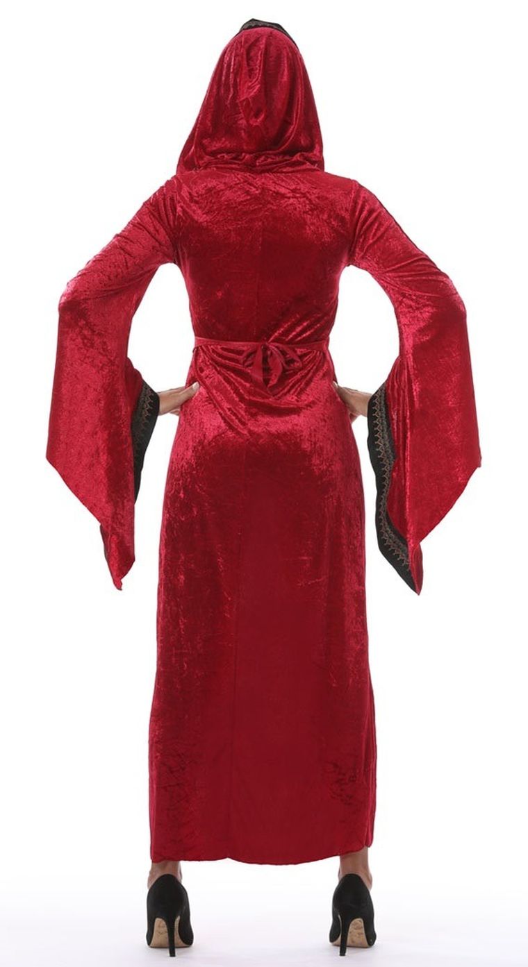 Strój imprezowy, wampirzyca z kapturem, rozmiar M