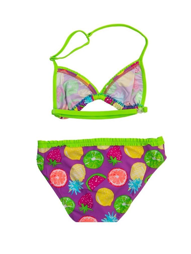 Strój kąpielowy dziewczęcy dwuczęściowy, fioletowy, Mariss