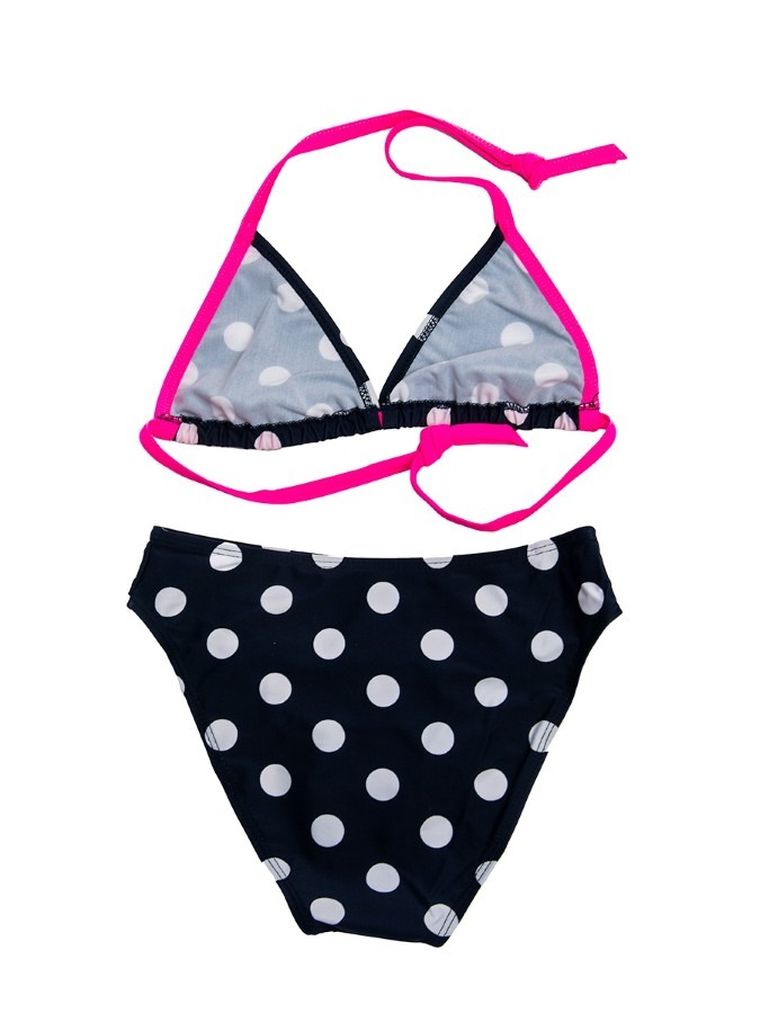 Strój kąpielowy dziewczęcy dwuczęściowy, granatowy, Mariss