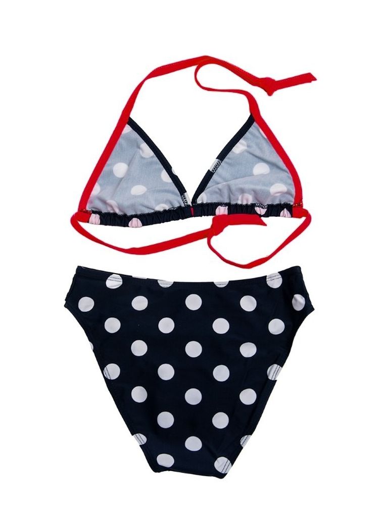 Strój kąpielowy dziewczęcy dwuczęściowy, granatowy, Mariss