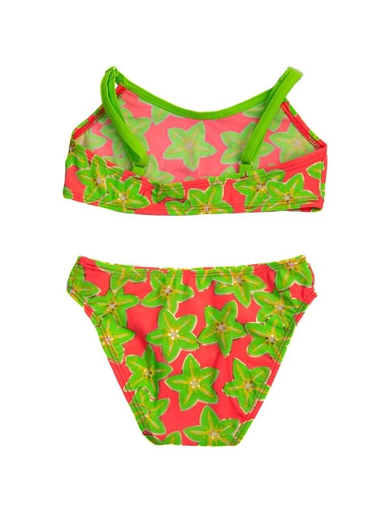 Strój kąpielowy dziewczęcy dwuczęściowy, pomarańczowy, Mariss