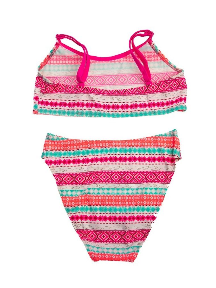 Strój kąpielowy dziewczęcy dwuczęściowy, różowy, Mariss