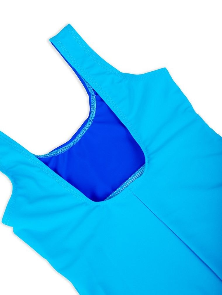 Strój kąpielowy dziewczęcy jednoczęściowy, niebieski, Mariss