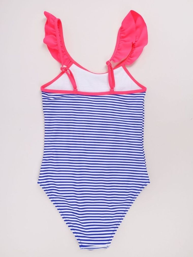 Strój kąpielowy dziewczęcy jednoczęściowy, niebieski, Yoclub