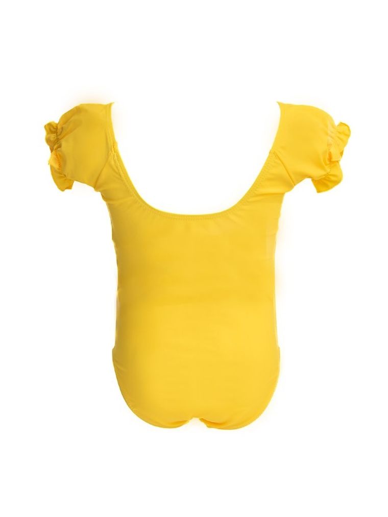 Strój kąpielowy dziewczęcy jednoczęściowy, żółty, Mariss