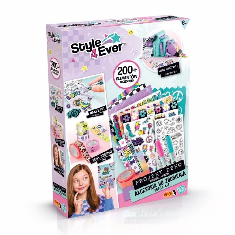 Style4Ever, Projekt Deko, Akcesoria do zdobienia, zestaw kreatywny
