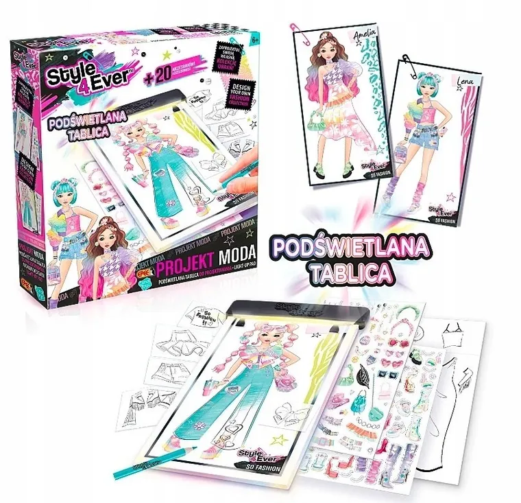 Style4Ever, Projekt Moda, podświetlana tablica do projektowania