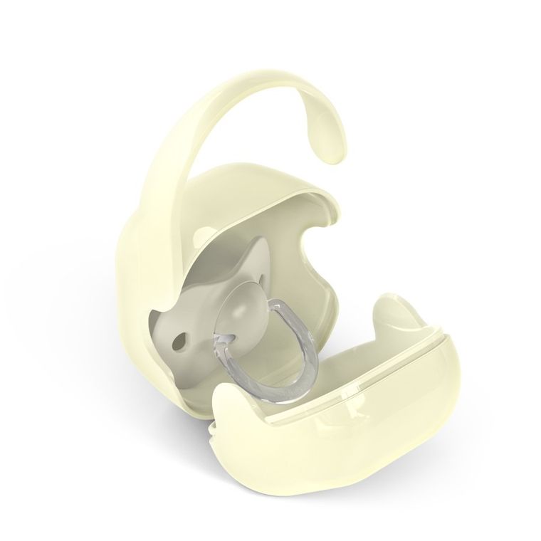 Suavinex, Birdies, etui na smoczek, waniliowe