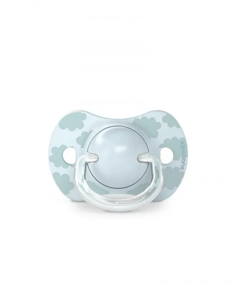 Suavinex, Dreams, SX Pro, smoczek fizjologiczny, silikonowy, niebieski, 0-6 m, 2 szt.