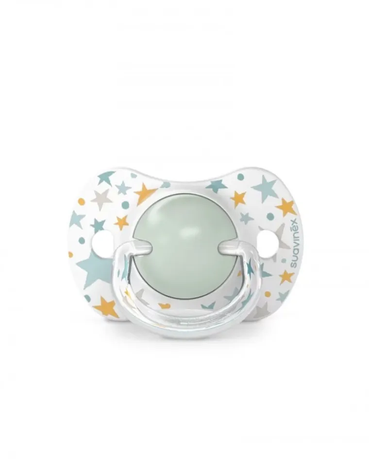 Suavinex, Dreams, SX Pro, smoczek fizjologiczny, silikonowy, zielony, 6-18 m, 2 szt.