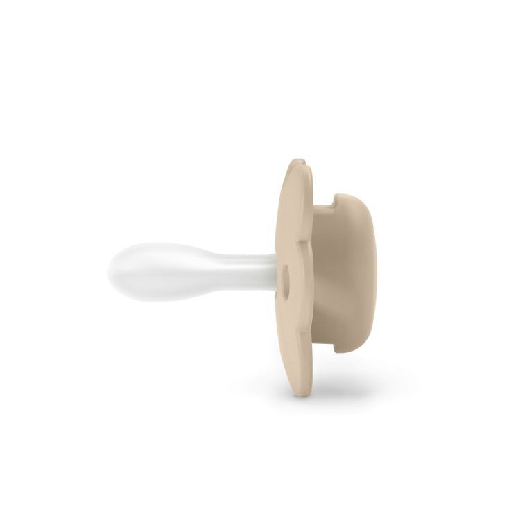 Suavinex, Motylek, SX Pro, smoczek fizjologiczny, silikonowy, beżowy, 6-18m